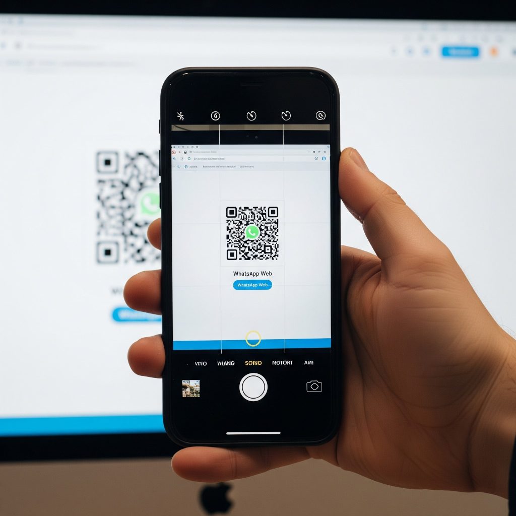 Esacaneando o QR CODE